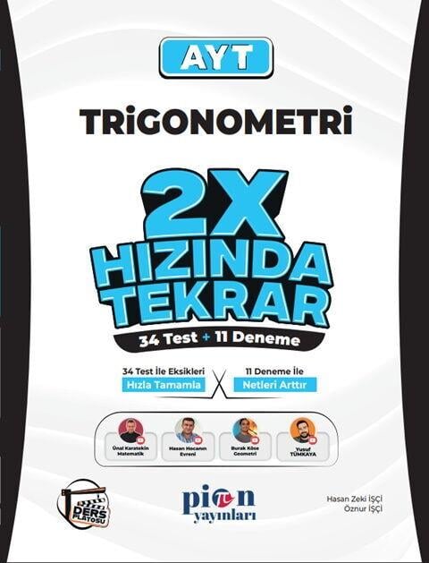 Pion Yayınları AYT Trigonometri 2X Hızında Tekrar