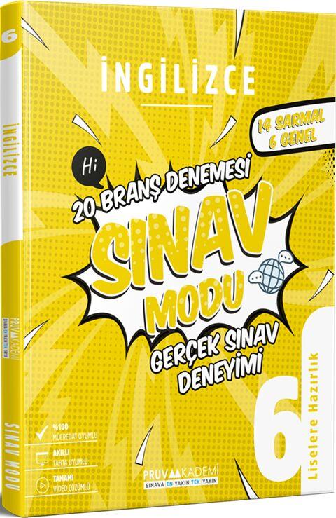 Pruva Akademi 6. Sınıf İngilizce Deneme