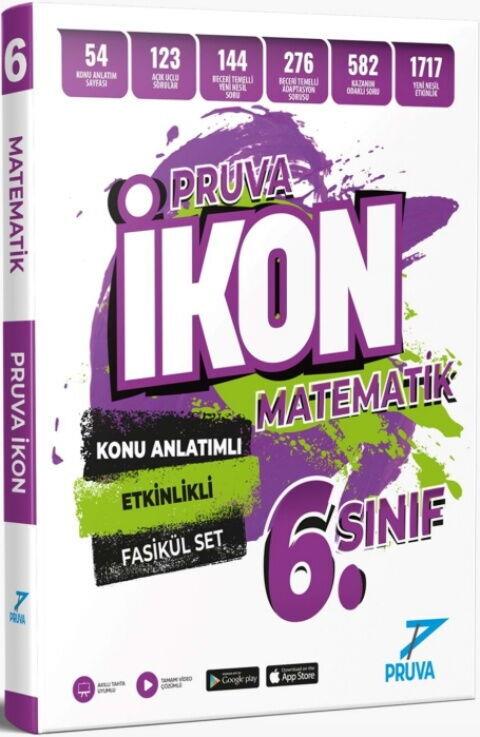 Pruva Akademi 6. Sınıf Matematik Konu Anlatımlı Etkinlik Soru Bankası