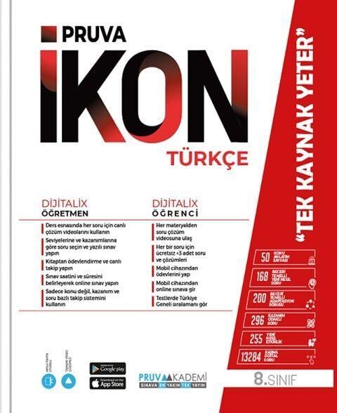 Pruva Akademi 8. Sınıf Türkçe İkon Konu Anlatımlı