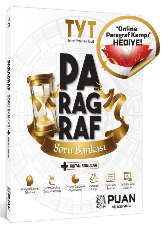Puan Yayınları 2023 TYT Paragraf Soru Bankası Video Paragraf Kampı Hediyeli