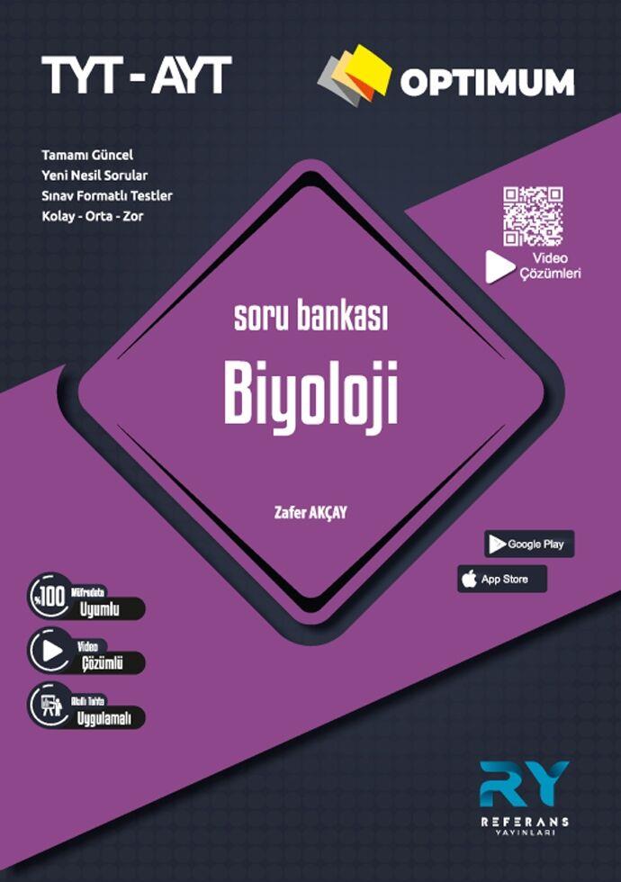 Referans Yayınları TYT AYT Biyoloji Optimum Soru Bankası