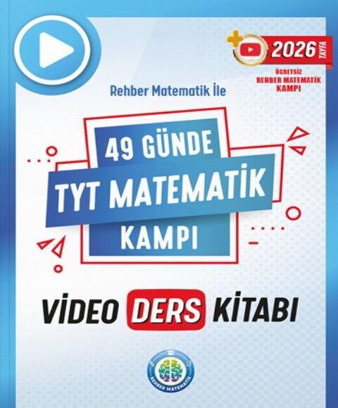 Rehber Matematik 2026 49 Günde TYT Matematik Video Ders Kitabı