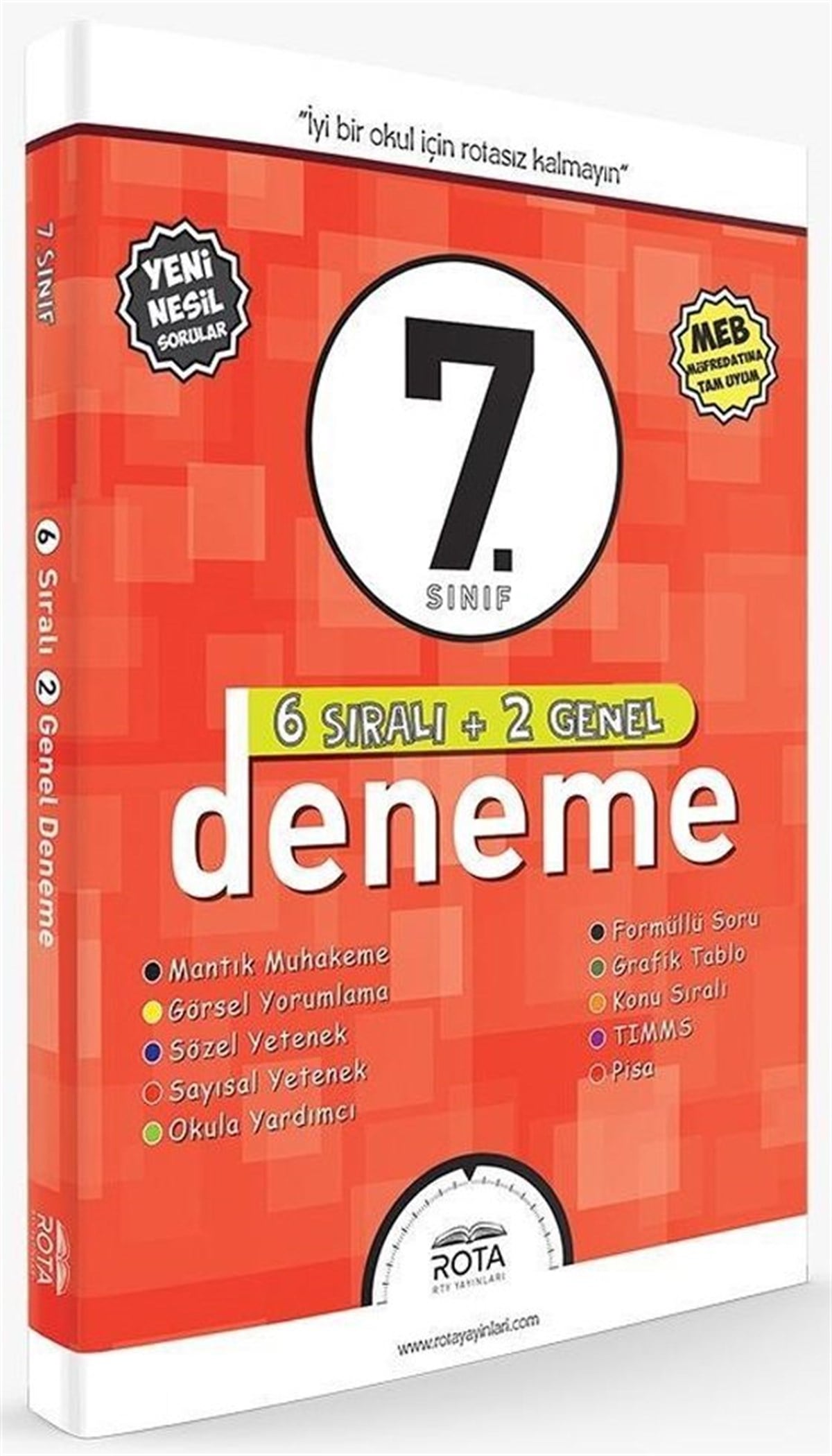 Rota Yayınları 7. Sınıf 6 Sıralı 2 Genel Deneme