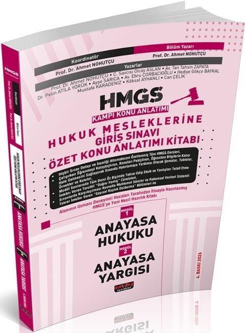 Savaş Yayınları 2026 HMGS Anayasa Hukuku Anayasa Yargısı Özet Konu Anlatımı