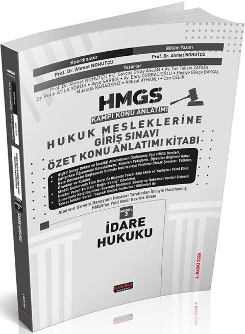 Savaş Yayınları 2026 HMGS İdare Hukuku Özet Konu Anlatımı