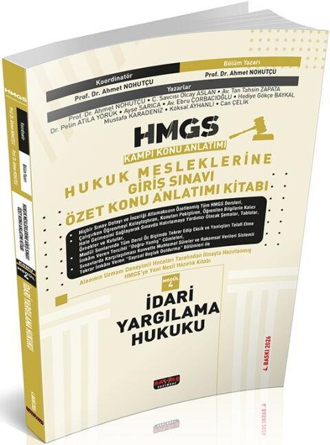 Savaş Yayınları 2026 HMGS İdari Yargılama Hukuku Özet Konu Anlatımı