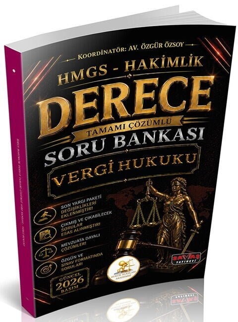Savaş Yayınları 2026 HUKAL HMGS Hakimlik Derece Ticaret Hukuku Soru Bankası