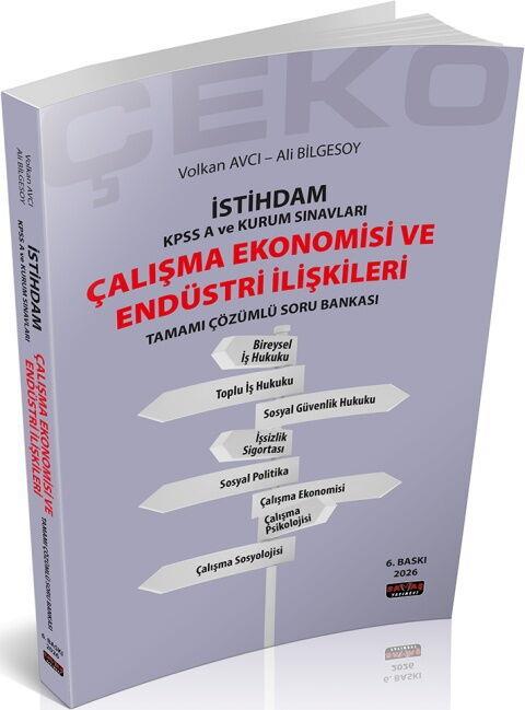 Savaş Yayınları 2026 İstihdam ÇEKO Çalışma Ekonomisi ve Endüstri İlişkileri Soru Bankası