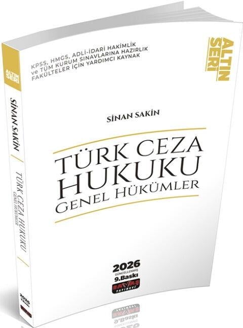 Savaş Yayınları 2026 Türk Ceza Hukuku Genel Hükümler Konu Anlatımı