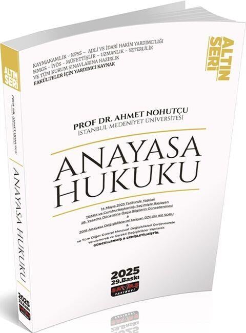 Savaş Yayınları Anayasa Hukuku Konu Anlatımı