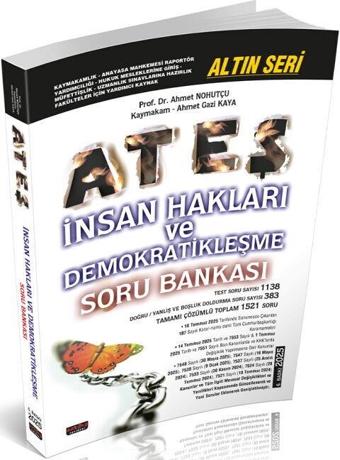 Savaş Yayınları Ateş İnsan Hakları ve Demokratikleşme Soru Bankası