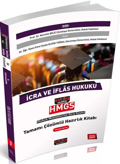 Savaş Yayınları HMGS İcra ve İflas Hukuku Tamamı Çözümlü Hazırlık Kitabı