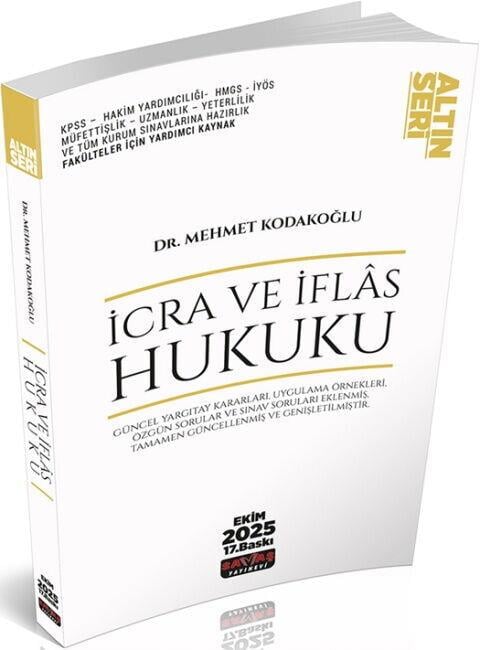 Savaş Yayınları İcra ve İflas Hukuku Konu Anlatımı