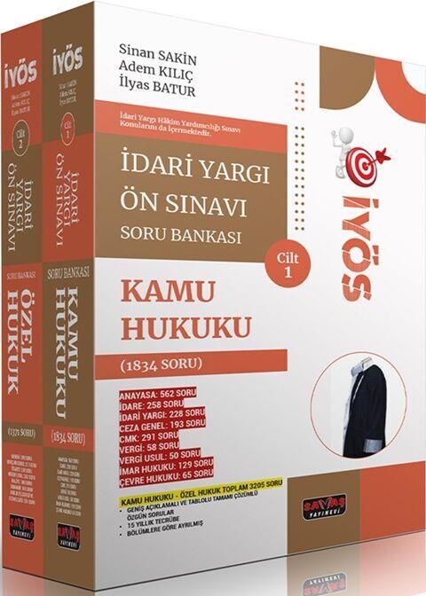 Savaş Yayınları İdari Yargı Ön Sınavı Soru Bankası Kamu Hukuku ve Özel Hukuk