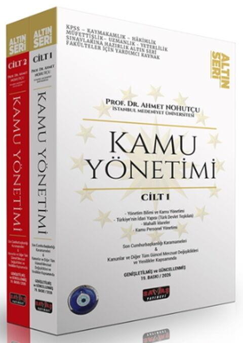 Savaş Yayınları Kamu Yönetimi Konu Anlatımı Altın Seri