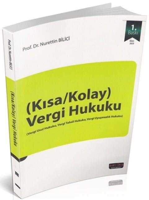 Savaş Yayınları Kısa Kolay Vergi Hukuku