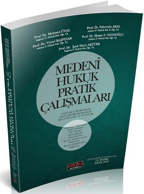 Savaş Yayınları Medeni Hukuk Pratik Çalışmaları