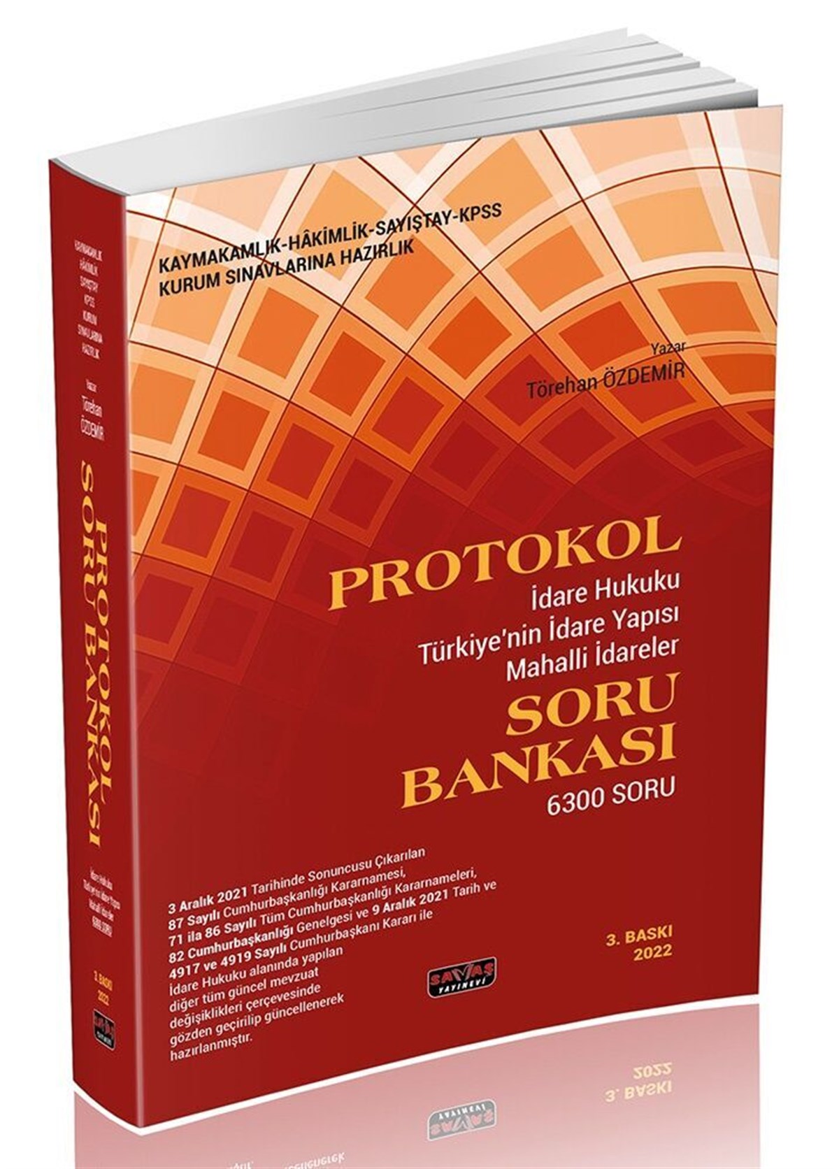 Savaş Yayınları Protokol Soru Bankası