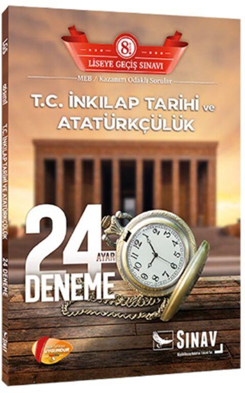 Sınav Yayınları 8. Sınıf LGS T.C. İnkılap Tarihi ve Atatürkçülük 24 Ayar Deneme