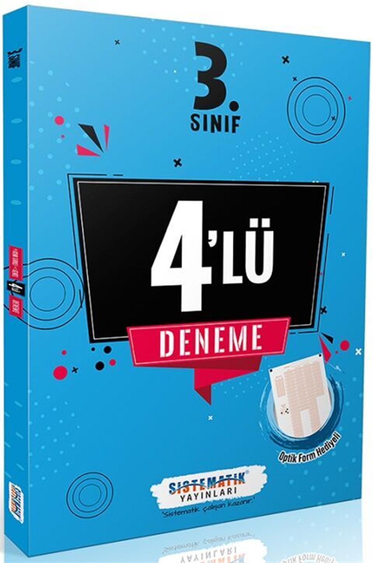 Sistematik Yayınları 3. Sınıf Tüm Dersler 4 lü Deneme