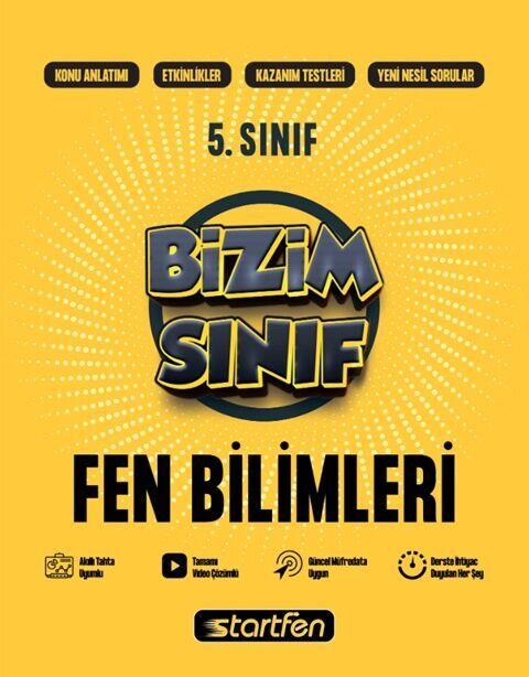 Startfen Yayınları 5. Sınıf Fen Bilimleri Etkinlikli Soru Bankası