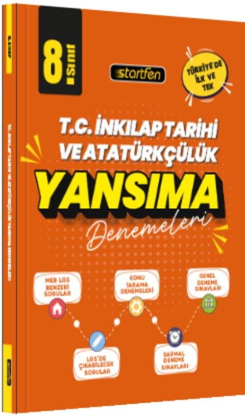 Startfen Yayınları 8. Sınıf İnkılap Tarihi Yansıma Denemeler