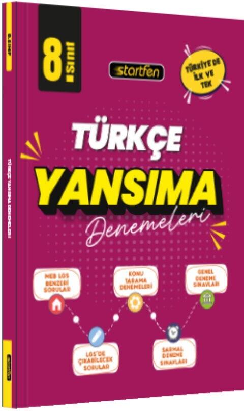 Startfen Yayınları 8. Sınıf Türkçe Yansıma Denemeler