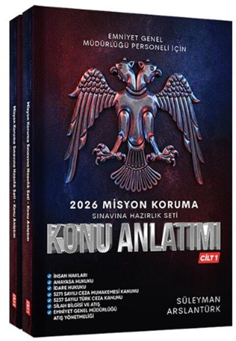 Süleyman Arslantürk 2026 Misyon Koruma Sınavı Hazırlık Konu Anlatım Seti 2 Cilt