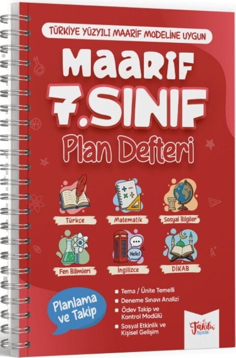 Takdir Yayınları 7. Sınıf Maarif Plan Defteri