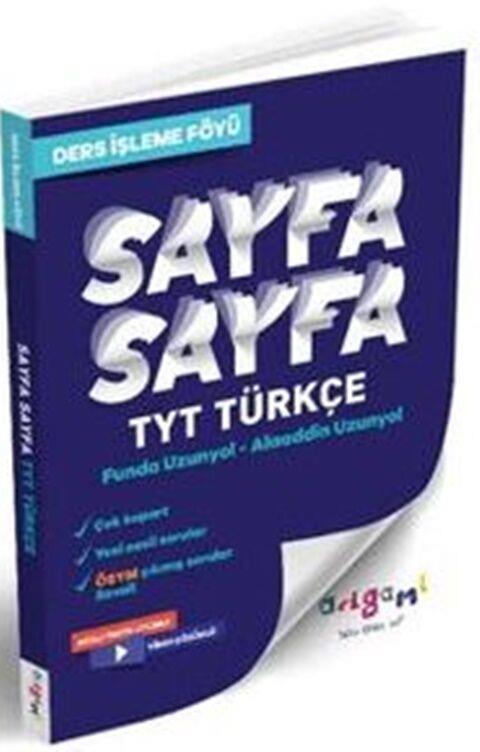 Tammat Yayıncılık TYT Türkçe Sayfa Sayfa Ders İşleme Föyü