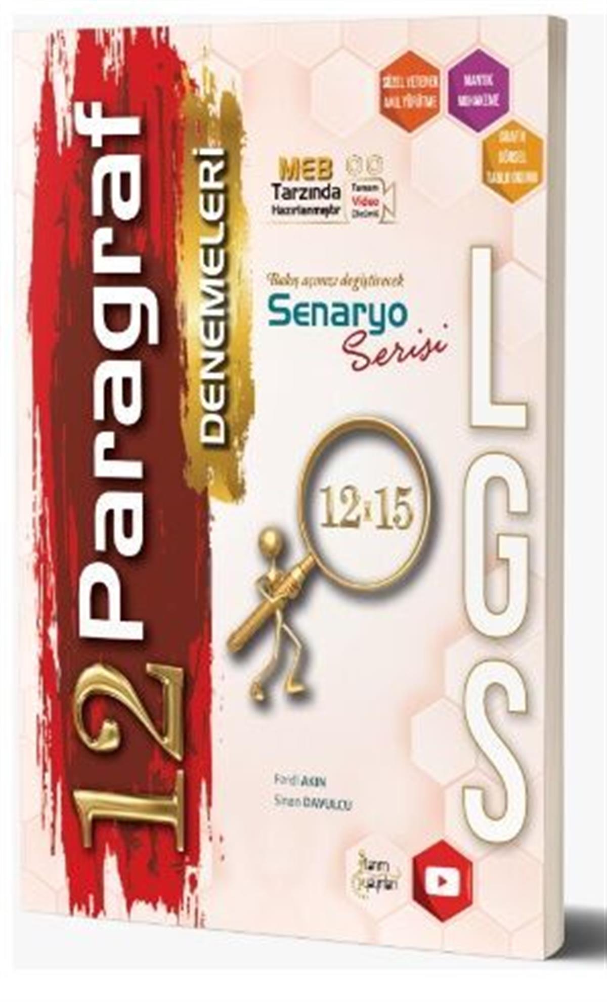 Tanım Yayınları 8. Sınıf LGS Paragraf 12 Deneme Özel Baskı
