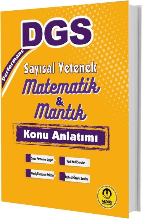 Tasarı Yayınları DGS Sayısal Yetenek Matematik Mantık Konu Anlatımı