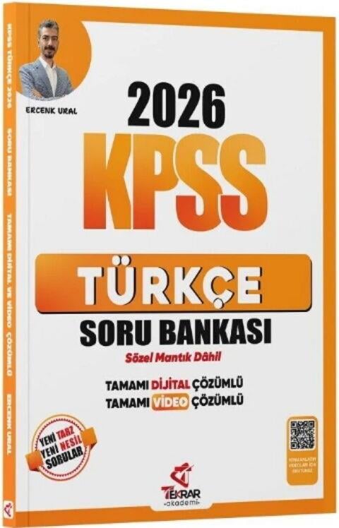 Tekrar Akademi 2026 KPSS Türkçe Soru Bankası Çözümlü