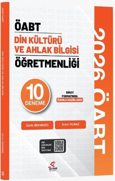 Tekrar Akademi 2026 ÖABT MEB AGS Din Kültürü ve Ahlak Bilgisi Öğretmenliği 10 Deneme