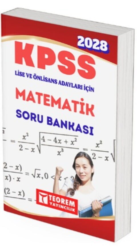 Teorem Yayınları 2028 KPSS Lise Önlisans Matematik Soru Bankası