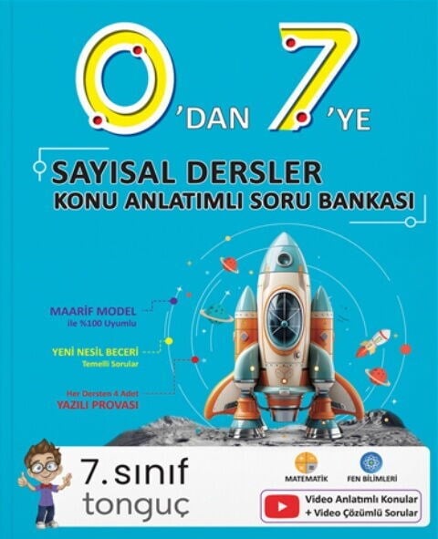 Tonguç Akademi 0 dan 7 ye Sayısal Konu Anlatımlı Soru Bankası