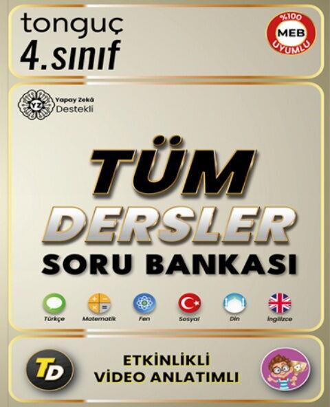 Tonguç Akademi 4. Sınıf Tüm Dersler Video Anlatımlı Etkinlikli Soru Bankası