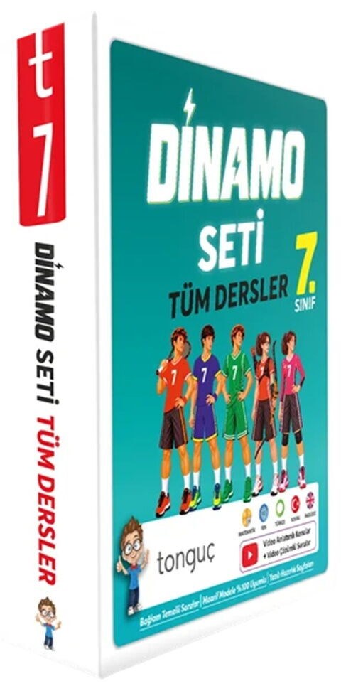 Tonguç Akademi 7. Sınıf Tüm Dersler Dinamo Soru Bankası Set