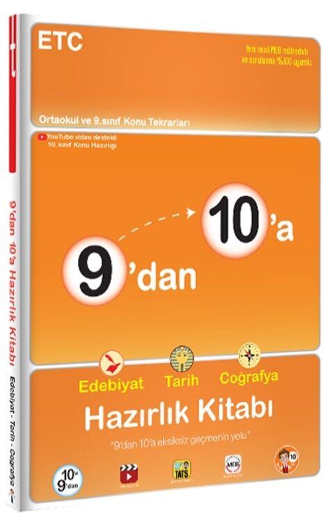 Tonguç Akademi 9 dan 10 a Edebiyat Tarih Coğrafya Hazırlık Kitabı
