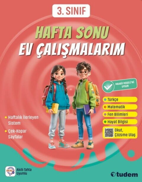Tudem Yayınları 3. Sınıf Hafta Sonu Ev Çalışmalarım