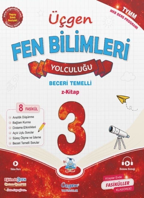 Üçgen Yayıncılık 3. Sınıf Fen Bilimleri Beceri Temelli Fasikül