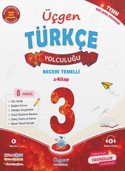 Üçgen Yayıncılık 3. Sınıf Türkçe Beceri Temelli Fasikül