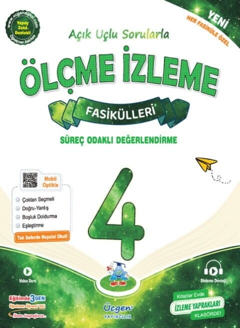 Üçgen Yayıncılık 4. Sınıf Açık Uçlu Sorularla Ölçme ve İzleme Fasikülleri