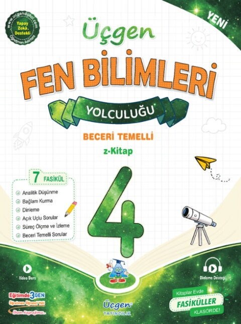 Üçgen Yayıncılık 4. Sınıf Fen Bilimleri Beceri Temelli Fasikül