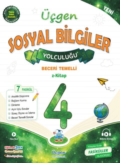 Üçgen Yayıncılık 4. Sınıf Sosyal Bilgiler Beceri Temelli Fasikül