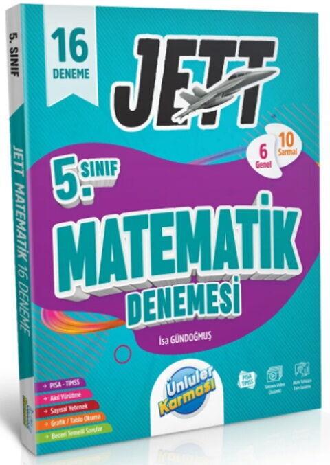 Ünlüler Karması 5. Sınıf Jett Matematik 16 Deneme Seti