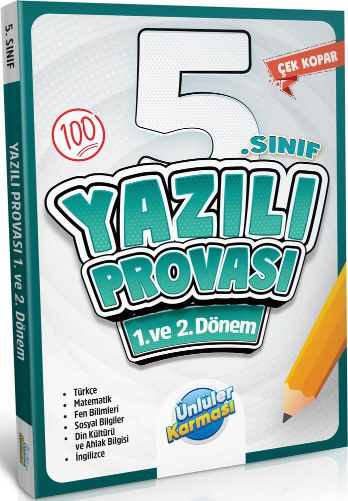 Ünlüler Karması 5. Sınıf Yazılı Provası 1. ve 2. Dönem
