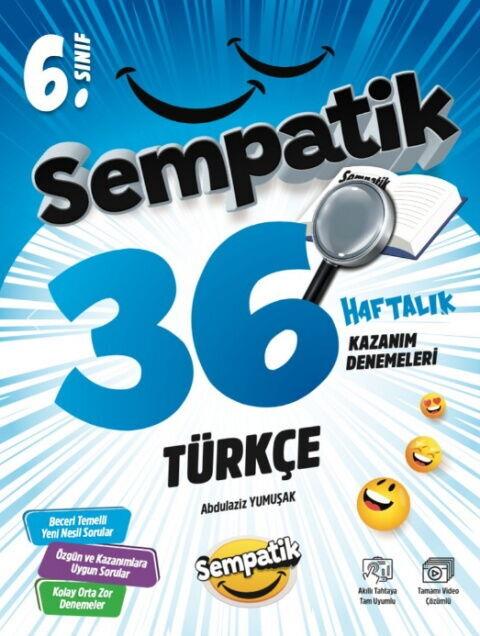 Ünlüler Karması 6. Sınıf Türkçe Sempatik 36 Haftalık Kazanım Denemeleri