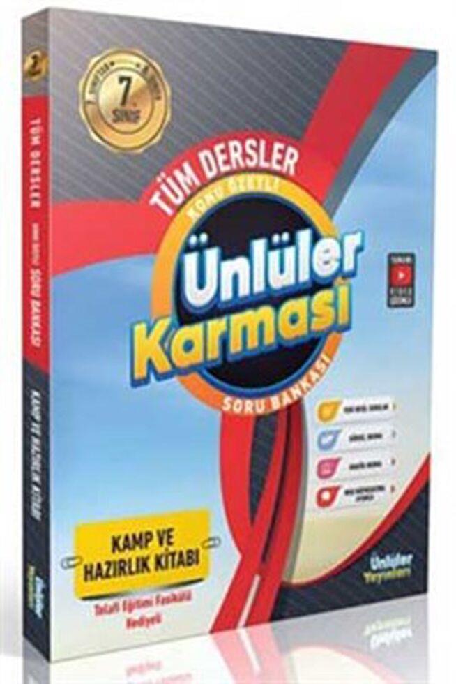 Ünlüler Karması 7. Sınıftan 8. Sınıfa Tüm Dersler Kamp ve Hazırlık Kitabı